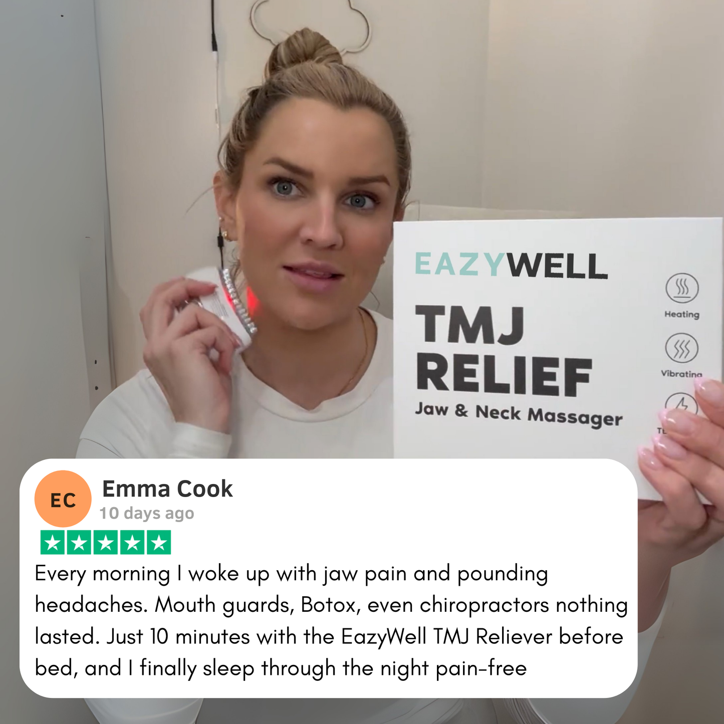 Eazywell TMJ Reliever - Pain Relief at Home