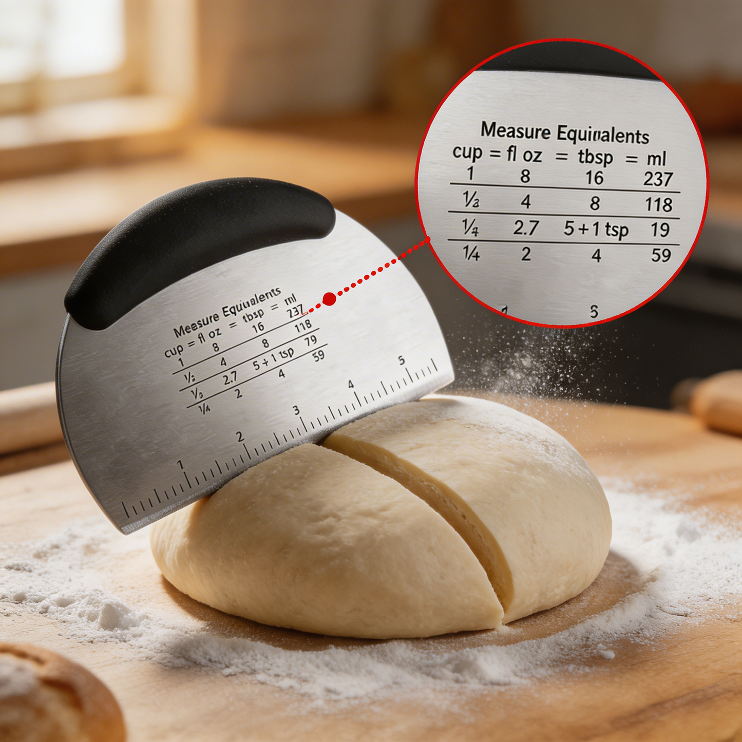 Precision Dough Scraper (2 piece)