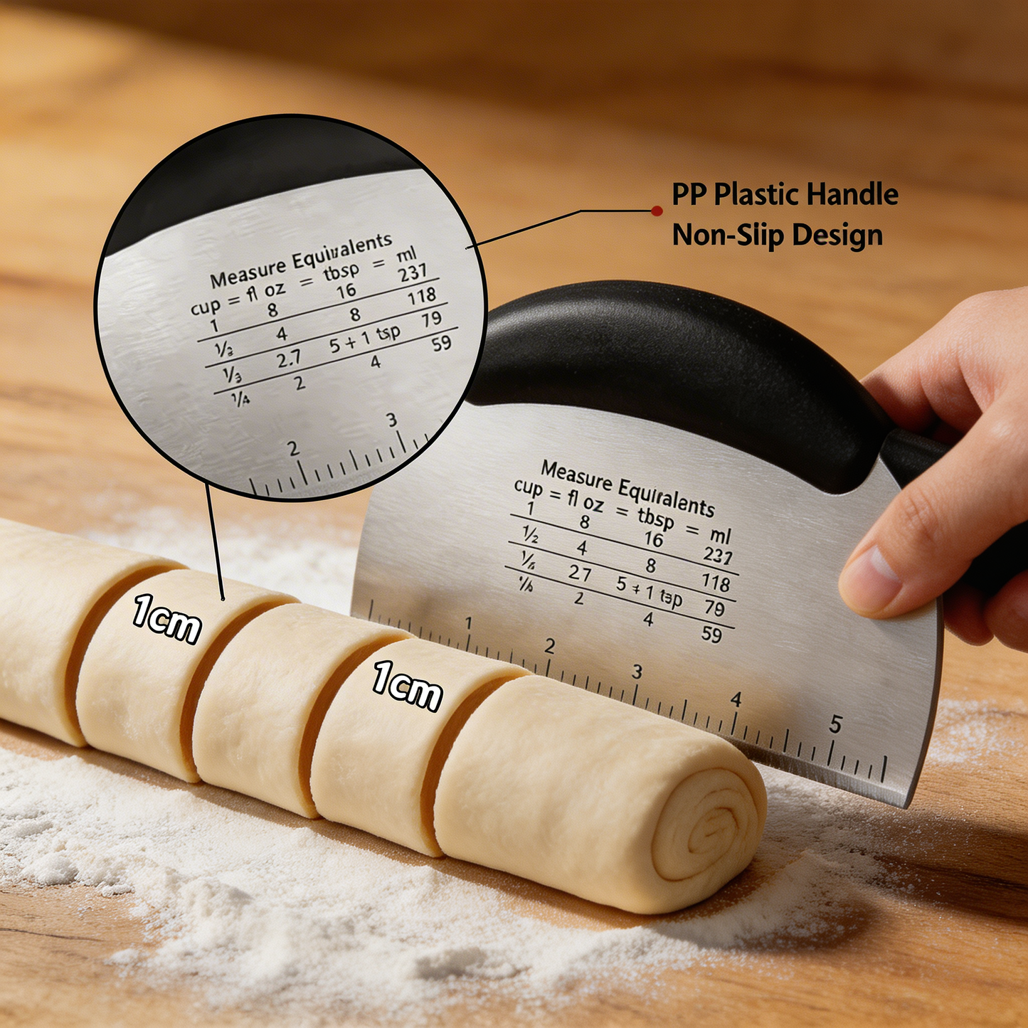 Precision Dough Scraper (2 piece)