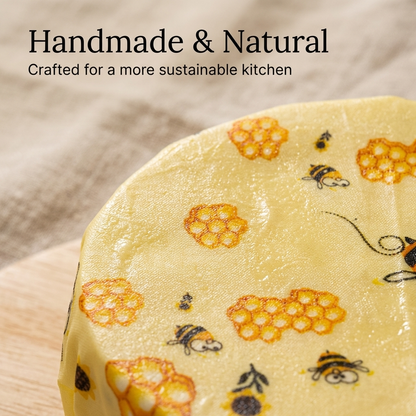 Beeswax wrapping cloth 3 piece
