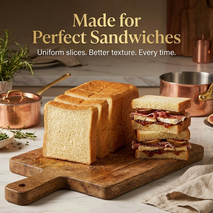 Premium Bread Mold with Lid – Bakery-Perfect Square Loaves at Home