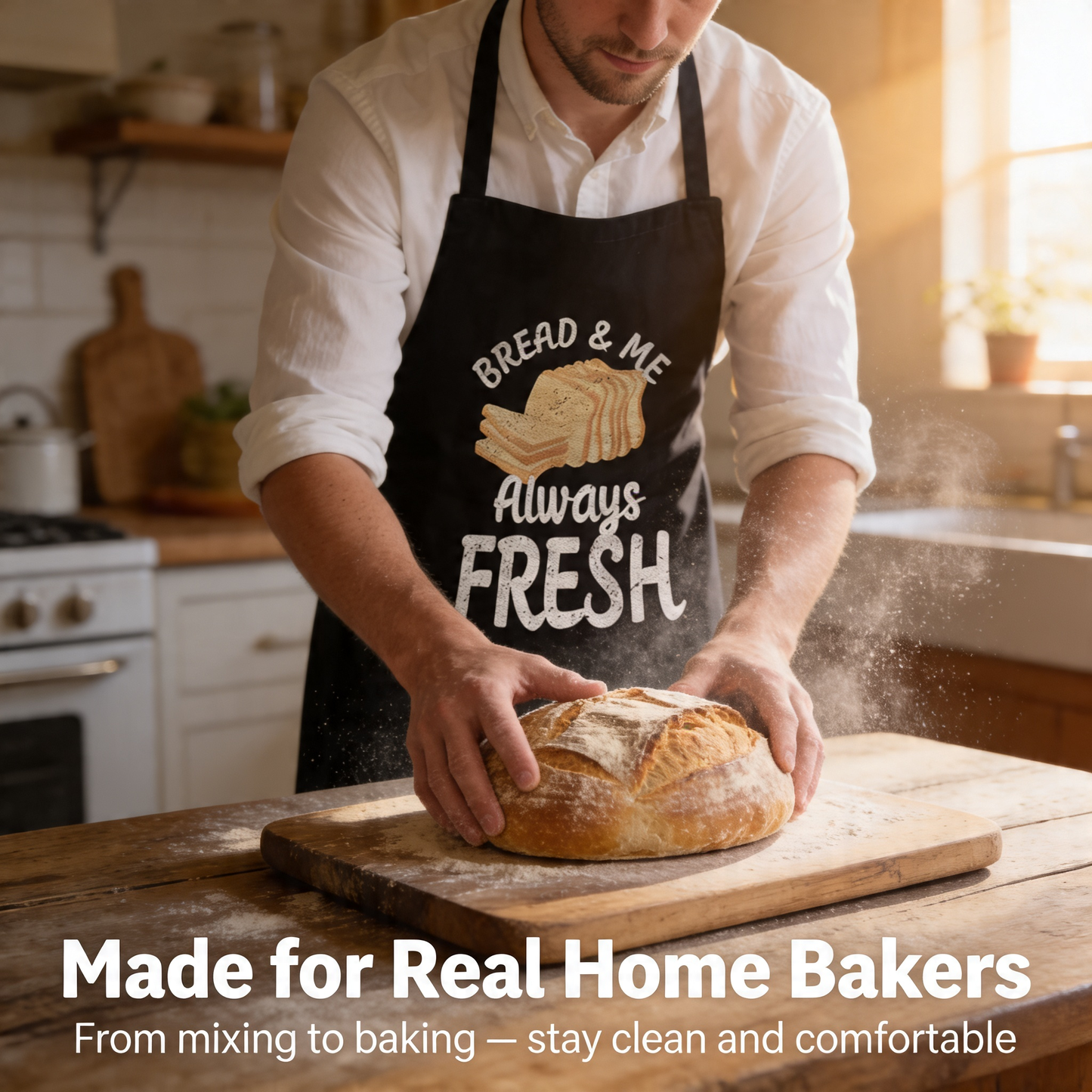 Artisan Baking Apron – Bread & Me Always Fresh